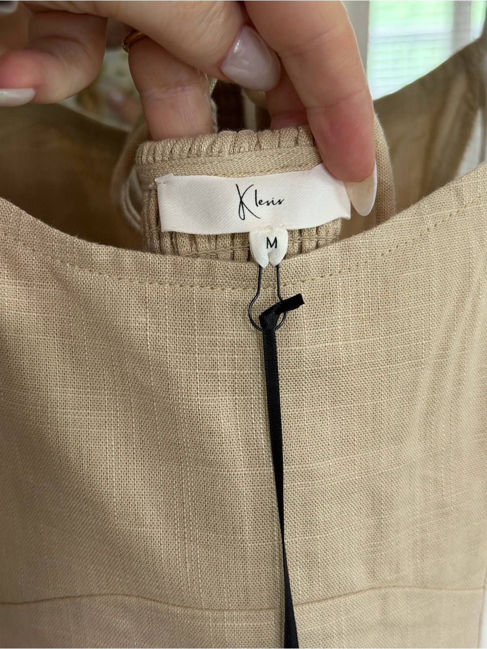 Spaghetti Strap Maxi Dress in Pink, White & Cream - Picture 5 of 5